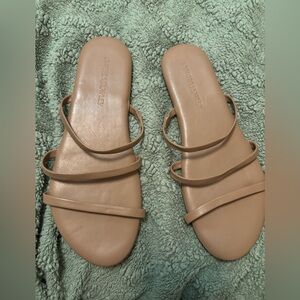 Cynthia Rowley Tan Strappy Sandals